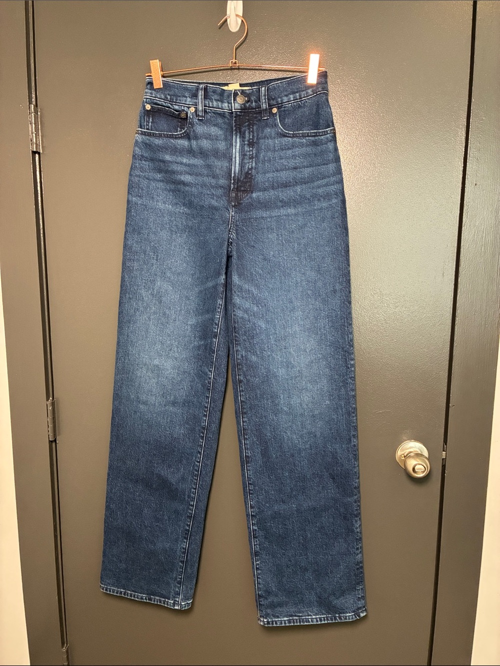 New Madewell The Perfect Vintage Wide-Leg Jean Sz 27 Tall - Picture 4 of 9